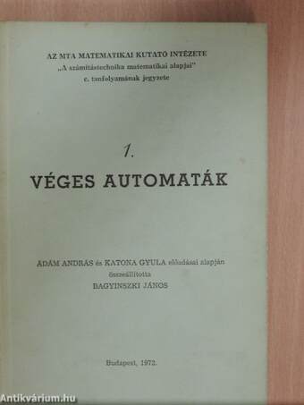 Véges automaták 1.