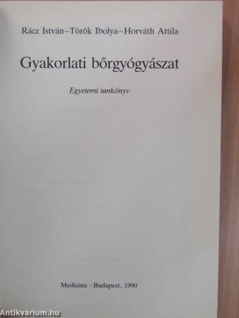 Gyakorlati bőrgyógyászat