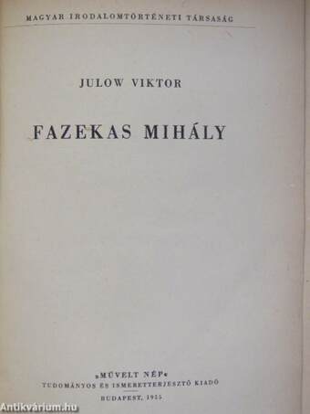 Fazekas Mihály