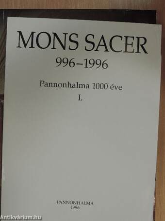 Mons Sacer 996-1996 I-III./Épületfelmérések