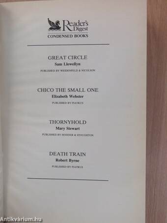 Great Circle/Chico the Small One/Thornyhold/Death Train