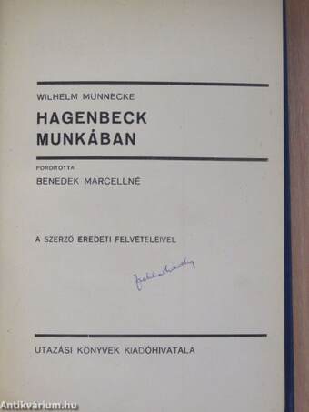 Hagenbeck munkában