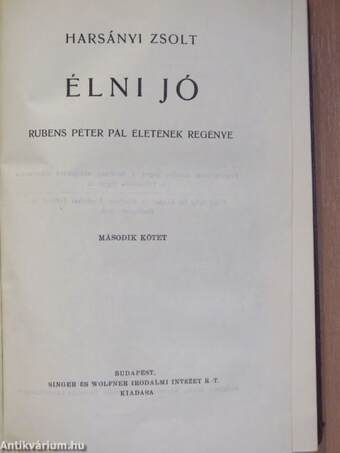 Élni jó I-IV.