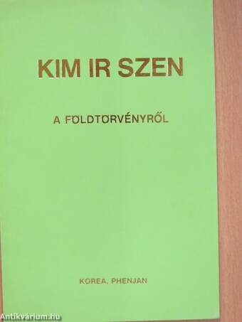 A földtörvényről