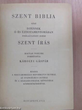 Szent Biblia