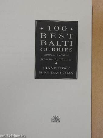 100 Best Balti Curries