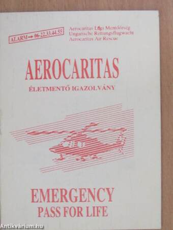 Aerocaritas életmentő igazolvány