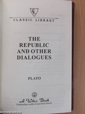 The Republic and Other Dialogues