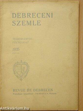 Debreceni Szemle 1935. január