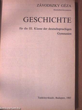 Geschichte III.