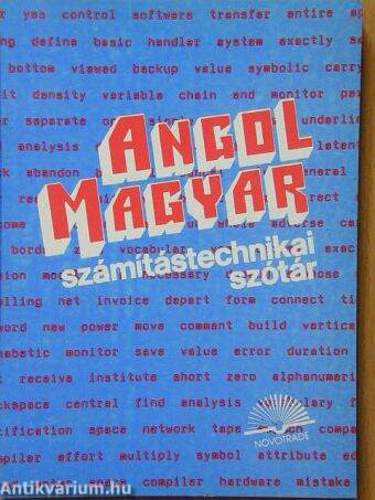 Angol-magyar számítástechnikai szótár
