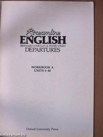 Streamline English Departures - Workbook A