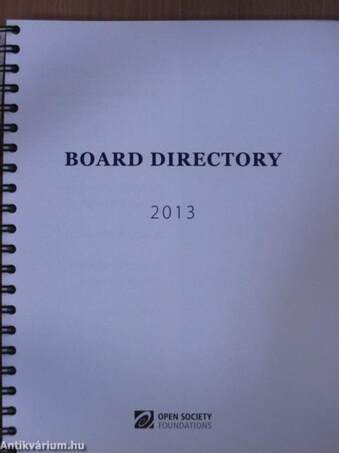 Board Directory 2013