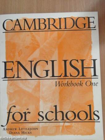 Cambridge English for schools - Workbook One