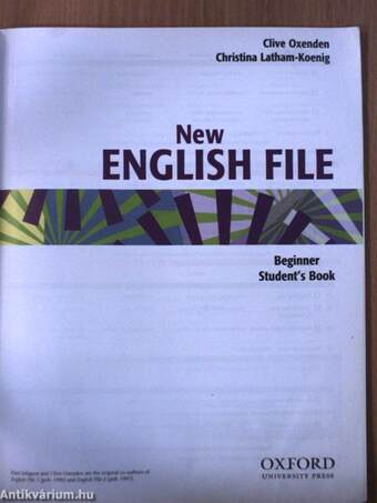 New English File - Beginner - Student's Book