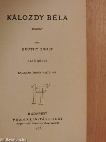 Kálozdy Béla I-II.