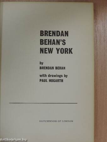 Brendan Behan's New York