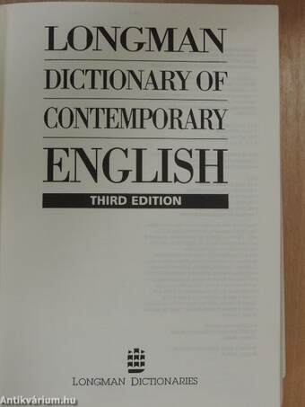 Longman Dictionary of Contemporary English