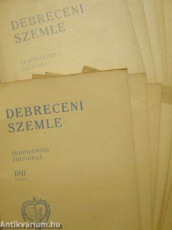 Debreceni Szemle 1941. január-december