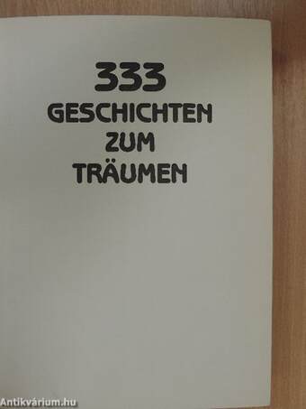 333 Geschichten zum Träumen