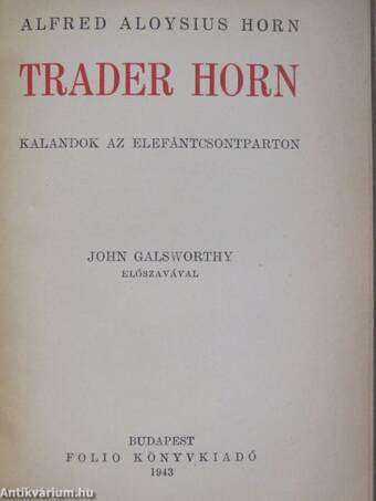 Trader horn