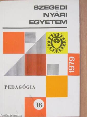 Szegedi Nyári Egyetem - Pedagógia 1979
