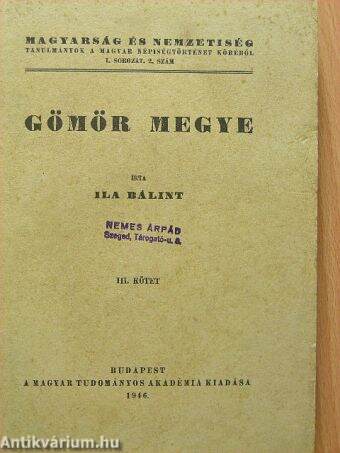 Gömör megye III.