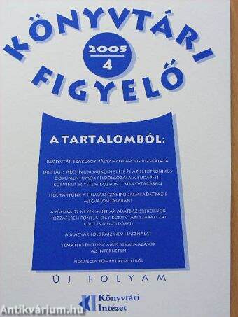 Könyvtári Figyelő 2005/4.