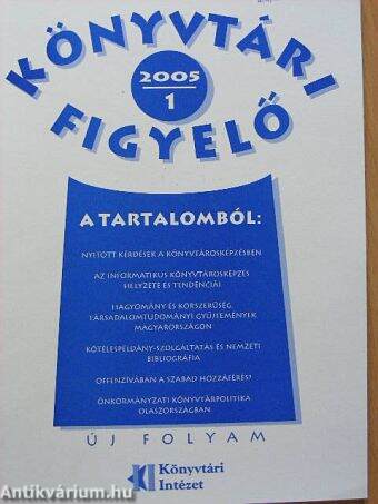 Könyvtári Figyelő 2005/1.