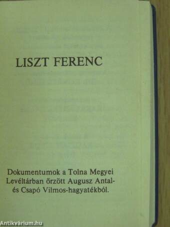 Liszt Ferenc (minikönyv)