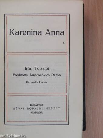 Karenina Anna I-II.