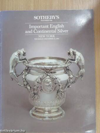 Important English and Continental Silver