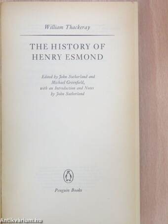 The History of Henry Esmond