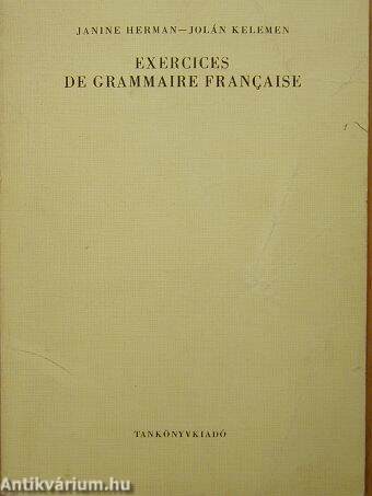 Exercices de Grammaire Francaise