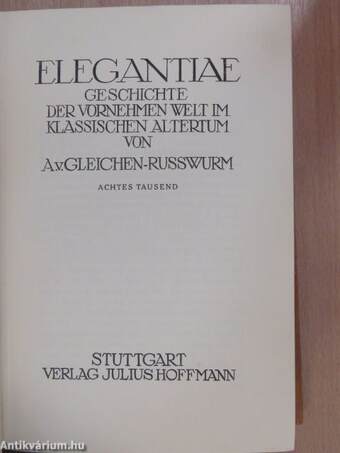 Elegantiae