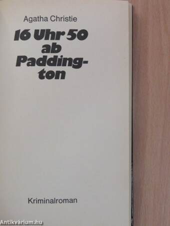 16 Uhr 50 ab Paddington