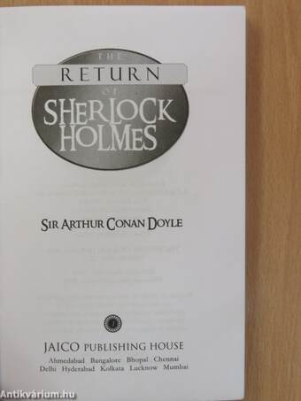 The Return of Sherlock Holmes