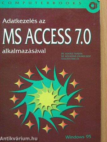 Adatkezelés az MS ACCESS 7.0 alkalmazásával