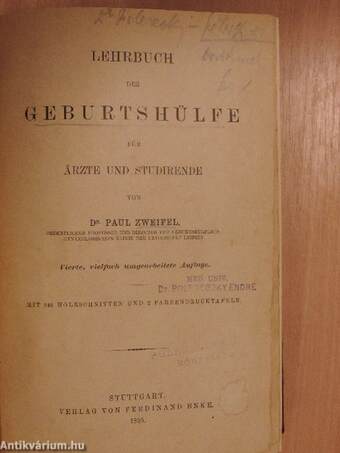 Lehrbuch der Geburtshülfe