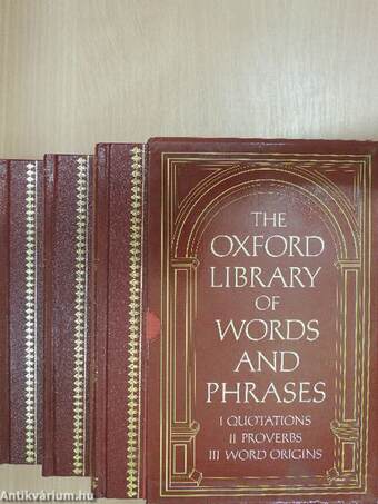 The Oxford Library of Words and Phrases I-III.