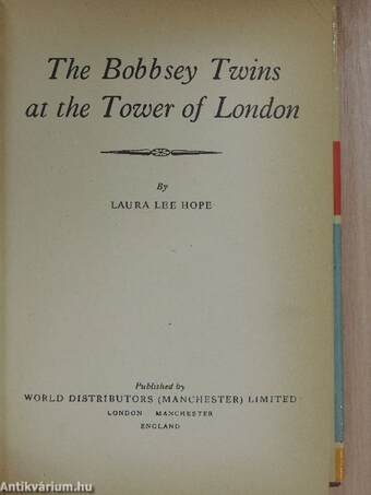 The Bobbsey Twins at the Tower of London