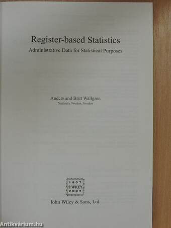 Register-based Statistics