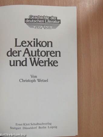 Lexikon der Autoren und Werke