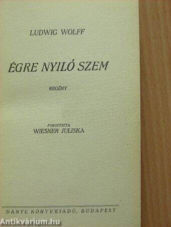 Égre nyíló szem