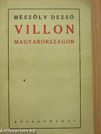 Villon Magyarországon