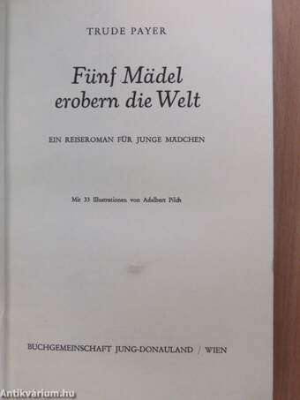 Fünf Mädel erboren die Welt