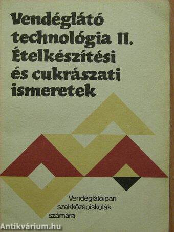 Vendéglátó technológia II.