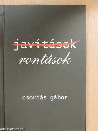 Javítások, rontások