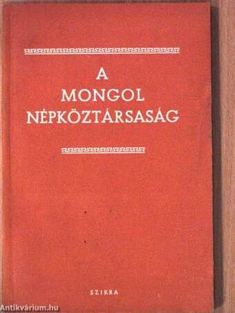 A Mongol Népköztársaság