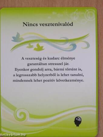 52 gyakorlat a stressz kezelésére - kártya